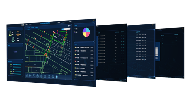 煤矿救灾自动风门监控系统